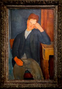 Młody uczeń, ok. 1918-19 (olej na płótnie) autorstwa Amedeo Modigliani