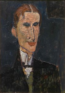 Wiking Eggeling, 1916. autorstwa Amedeo Modigliani