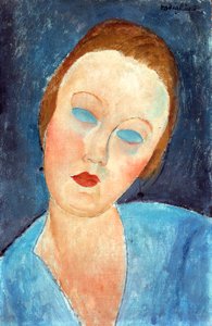 Żona malarza Survage, 1918 autorstwa Amedeo Modigliani