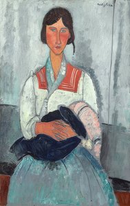 Cyganka z dzieckiem. 1919 autorstwa Amedeo Modigliani