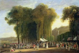 Jour de Fete w St.Cloud: brytyjscy żołnierze na służbie, wrzesień 1815 (panel)