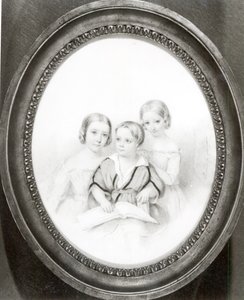 Blandine (ur. 1835), Cosima (ur. 1837) i Daniel (ur. 1839), dzieci Marie d