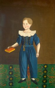 Chłopiec w kolorze niebieskim autorstwa American 19th Century