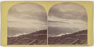 Góra Kearsarge i Podwójna Głowa z Góry Waszyngton autorstwa American 19th Century