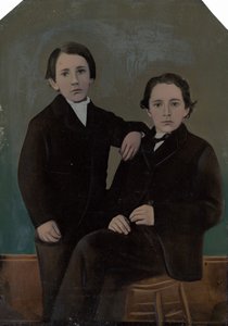 Portret dwóch chłopców
