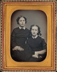 Portret dwóch dziewczyn autorstwa American 19th Century