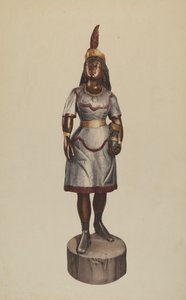 Sklep z cygarami Pocahontas autorstwa American 20th Century