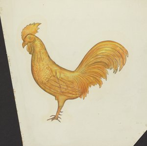Kogut wiatrowskaz autorstwa American 20th Century
