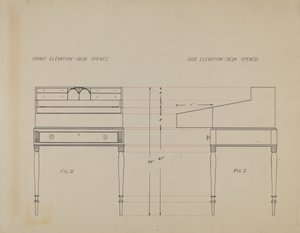 Biurko autorstwa American 20th Century