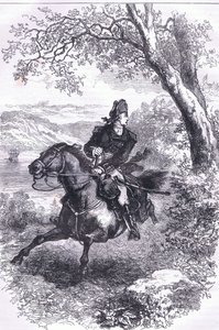 Escape of Benedict Arnold, ilustracja z Cassells History of the United States wydana przez Cassell, Petter & Galpin, ok. 1900 (litografia) autorstwa American English school