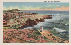 Kalifornia: Wzdłuż klifów w La Jolla (zdjęcie) autorstwa American Photographer (after)