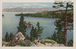 Kalifornia: Emerald Bay, Jezioro Tahoe (zdjęcie) autorstwa American Photographer (after)