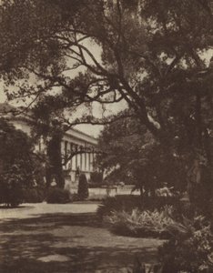 Kalifornia: Biblioteka Huntingtona (zdjęcie czarno-białe) autorstwa American Photographer (after)