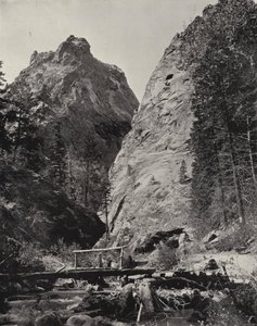 Kanion Cheyenne, Kolorado (zdjęcie czarno-białe) autorstwa American Photographer (after)
