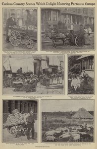 Ciekawe wiejskie sceny, które zachwycają imprezy motoryzacyjne w Europie (zdjęcie czarno-białe) autorstwa American Photographer (after)