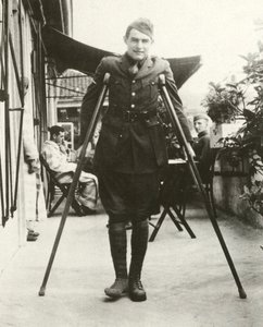 Ernest Hemingway (zdjęcie czarno-białe)