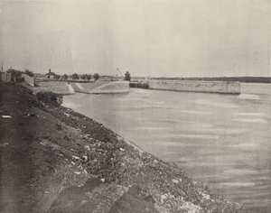 Zamki rządowe w pobliżu Keokuk, Iowa (zdjęcie czarno-białe) autorstwa American Photographer (after)