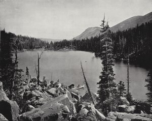 Green Lake, Kolorado (zdjęcie czarno-białe) autorstwa American Photographer (after)