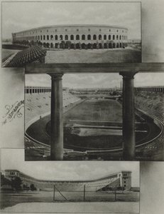 Uniwersytet Harvarda: Stadion (zdjęcie czarno-białe) autorstwa American Photographer (after)