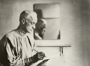 Harvey Cushing, neurochirurg, portret (zdjęcie czarno-białe) autorstwa American Photographer (after)