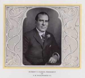 Hubert T Parson, prezes FW Woolworth Co (czarno-białe zdjęcie) autorstwa American Photographer (after)