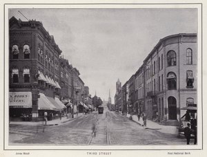 Jamestown, NY: Third Street (zdjęcie czarno-białe) autorstwa American Photographer (after)