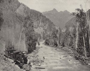 Góry Igieł (zdjęcie czarno-białe) autorstwa American Photographer (after)