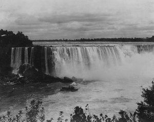Wodospad Niagara, Nowy Jork, USA (zdjęcie czarno-białe) autorstwa American Photographer (after)