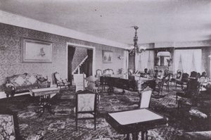 Old Orchard House, Maine: Salon (zdjęcie czarno-białe) autorstwa American Photographer (after)