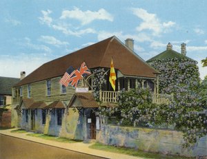 Najstarszy dom w USA, St Francis Street, St Augustine, Floryda (zdjęcie)
