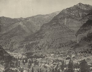 Ouray, Kolorado (zdjęcie czarno-białe) autorstwa American Photographer (after)