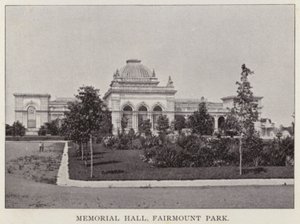 Filadelfia: Memorial Hall, Fairmount Park (zdjęcie czarno-białe) autorstwa American Photographer (after)
