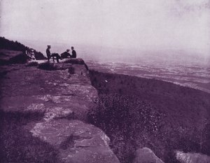 Perspektywa ze szczytu Gór Białych, New Hampshire (zdjęcie czarno-białe) autorstwa American Photographer (after)