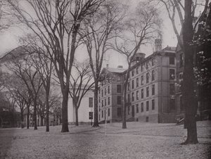 Providence, Rhode Island: Kampus, Brown University (zdjęcie czarno-białe) autorstwa American Photographer (after)