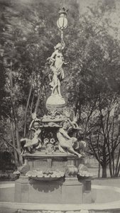 Niemiecka Fontanna (zdjęcie czarno-białe) autorstwa American Photographer (after)