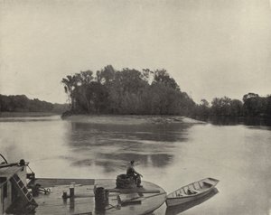 Rzeka Roanoke w Karolinie Północnej (zdjęcie czarno-białe) autorstwa American Photographer (after)