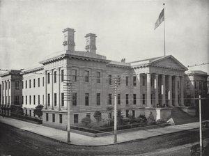 Mennica Oddziału Stanów Zjednoczonych w San Francisco (zdjęcie czarno-białe) autorstwa American Photographer (after)
