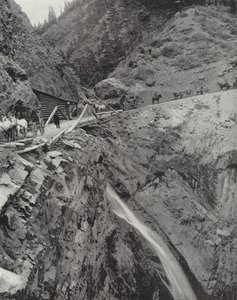 Tollgate Ouray i Silverton Toll Road (zdjęcie czarno-białe) autorstwa American Photographer (after)