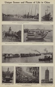 Unikalne sceny i fazy życia w Chinach (zdjęcie czarno-białe) autorstwa American Photographer (after)
