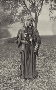 Beduinka z pustyni autorstwa American Photographer