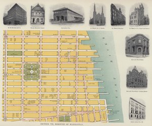 Dzielnica Manhattan (zdjęcie czarno-białe) autorstwa American Photographer