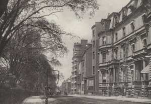 Boston: Beacon Street (zdjęcie czarno-białe) autorstwa American Photographer
