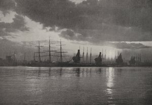 Boston: "Outward Bound" (zdjęcie czarno-białe) autorstwa American Photographer