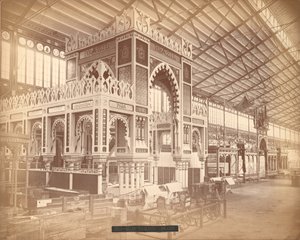 Sekcja brazylijska i holenderska, Gmach Główny, Międzynarodowa Wystawa Stulecia, Filadelfia autorstwa American Photographer