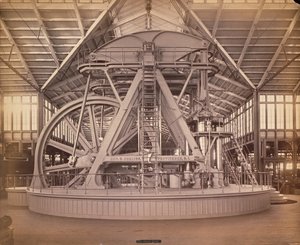 Corliss Engine, Międzynarodowa Wystawa Stulecia, Filadelfia, 1876 (druk albumowy) autorstwa American Photographer
