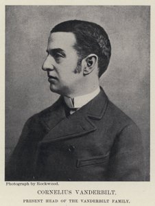 Cornelius Vanderbilt (zdjęcie czarno-białe) autorstwa American Photographer