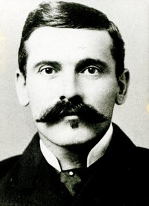 Doc Holliday, ok. 1882 (zdjęcie czarno-białe) autorstwa American Photographer