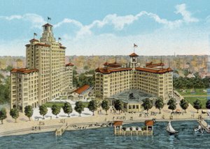 Edgewater Beach Hotel (kolorowe zdjęcie) autorstwa American Photographer
