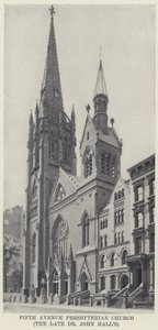 Fifth Avenue Presbyterian Church, nieżyjący już dr John Hall