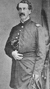 Generał Abner Doubleday (zdjęcie czarno-białe) autorstwa American Photographer